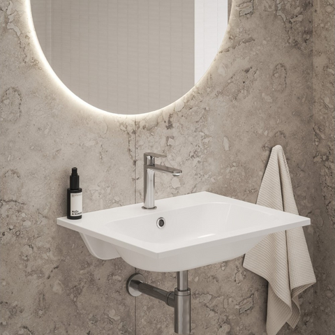 Ravak Chrome Slim 60 mosdó fehér, furattal