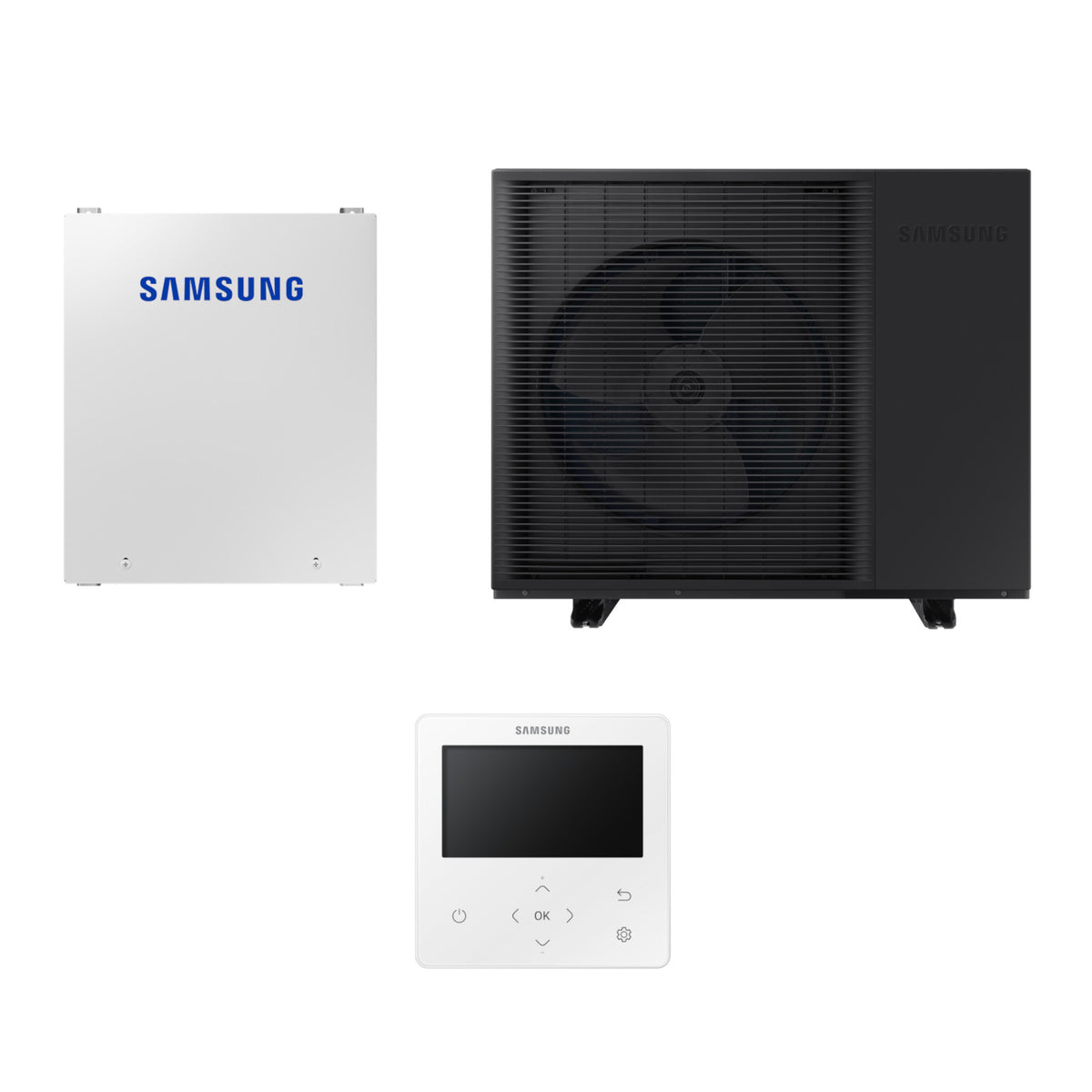 Samsung Mono R290 hőszivattyú 8 kW + vezérlő szett (szelepvezérlő + szabályzó), 3 fázis