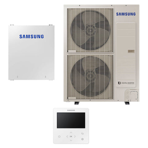 Samsung Mono R32 hőszivattyú 16 kW + vezérlő szett (szelepvezérlő + szabályzó), 3 fázis