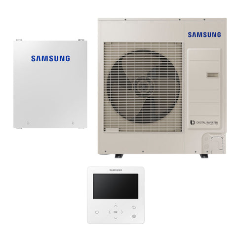 Samsung Mono R32 hőszivattyú 8 kW + vezérlő szett (szelepvezérlő + szabályzó), 1 fázis