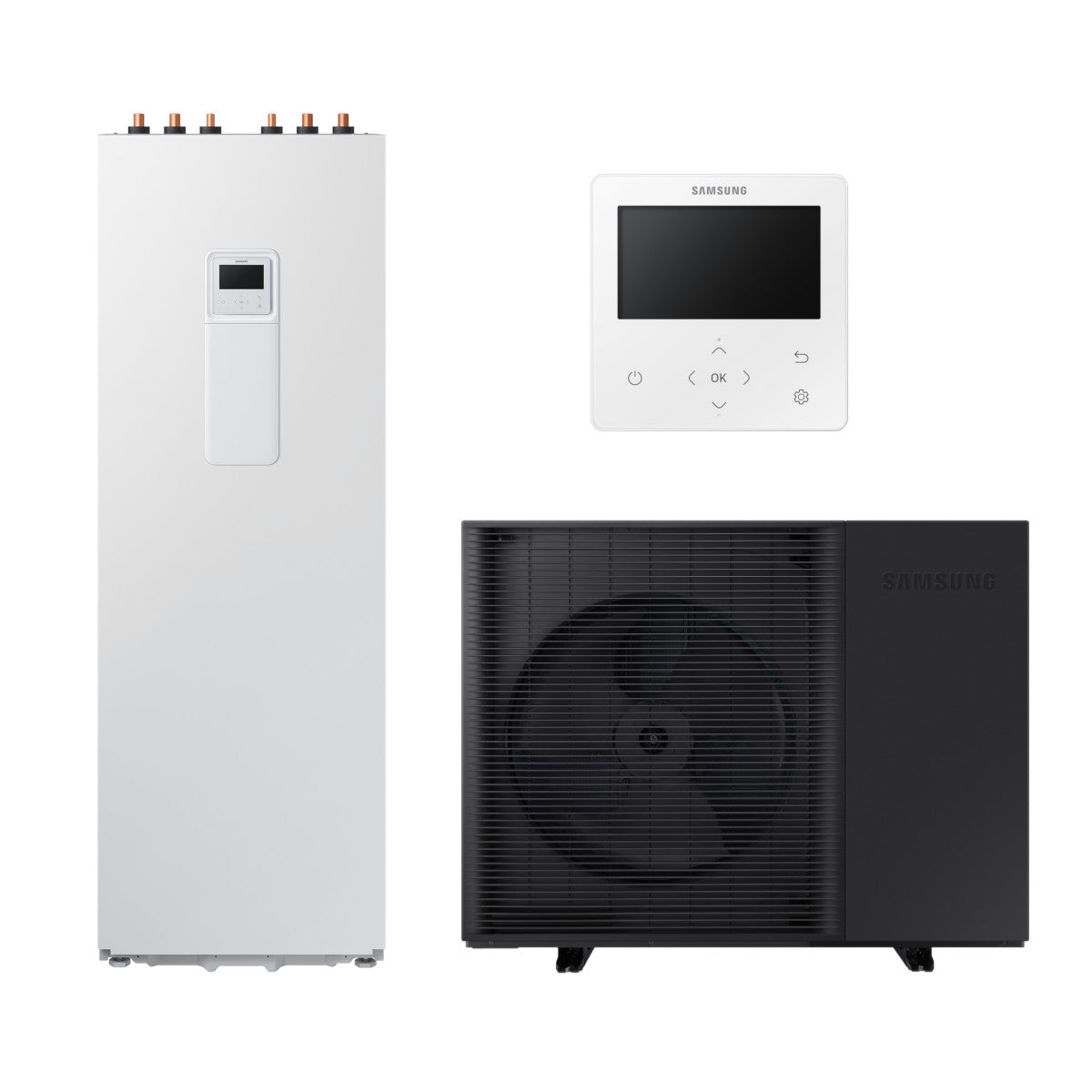 Samsung Mono ClimateHub R290 hőszivattyú 12 kW + 200l-es tartály + vezetékes szabályzó, 1 fázis