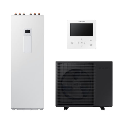 Samsung Mono ClimateHub R290 hőszivattyú 8 kW + 260l-es tartály + vezetékes szabályzó, 3 fázis
