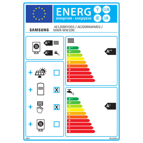 Samsung Mono ClimateHub HT Quiet R32 hőszivattyú 12 kW + 200l-es tartály + vezetékes szabályzó, 1 fázis