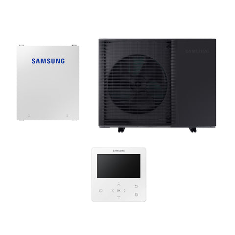 Samsung Mono HT Quiet R32 hőszivattyú 12 kW + vezérlő szett (szelepvezérlő + szabályzó), 1 fázis