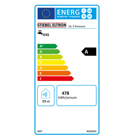 Stiebel Eltron EIL 3 Premium elektronikus szabályozású átfolyós mini vízmelegítő