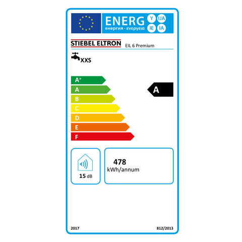 Stiebel Eltron EIL 6 Premium elektronikus szabályozású átfolyós mini vízmelegítő