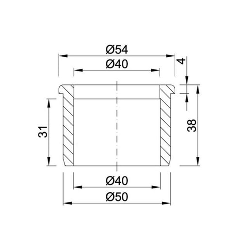 Styron  STY-40-50-SZ     Szűkítő 50-40 .szürke