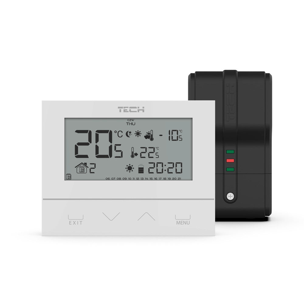 TECH EU-292 v2 vezeték nélküli termosztát - végrehajtó modul (292V2-01-EU01-1)