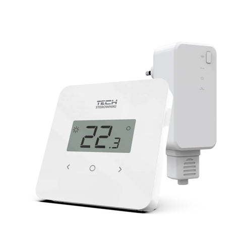 TECH EU-T-2.2 termosztát érintő gombokkal - végrehajtó modul (POK-2942-6-R_RBN-01-EU01)