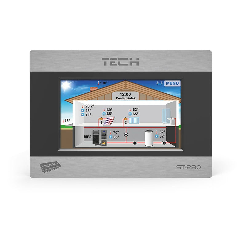 TECH EU-280 termosztát RS kommunikációval (280-01-EU01-1)