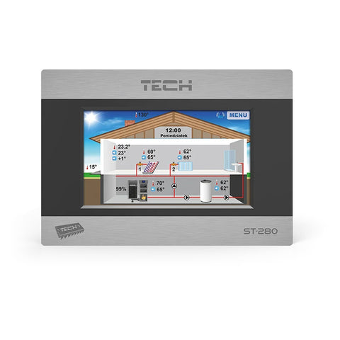 TECH EU-280 termosztát RS kommunikációval (280-01-EU01-1)
