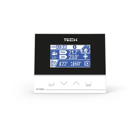 TECH EU-296 termosztát RS kommunikációval (296-01-EU01-1)