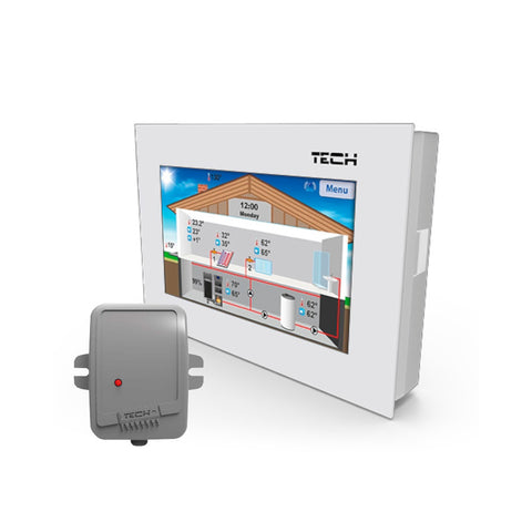 TECH EU-281 C termosztát RS kommunikációval - végrehajtó modul (281C-01-EU01-1)