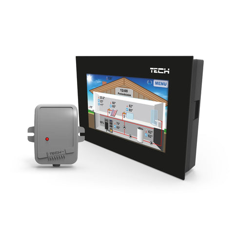 TECH EU-281 C termosztát RS kommunikációval - végrehajtó modul (281C-01-EU02-1)