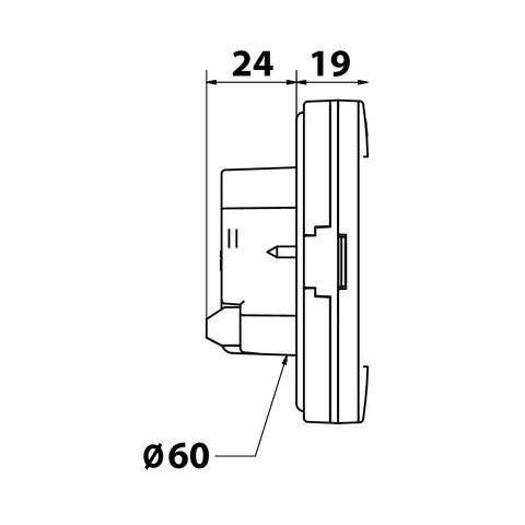 TECH EU-2801 WiFi termosztát OpenTherm kommunikációval + 1 db hőm. érzékelő (2801WIFI-01-EU01-1)