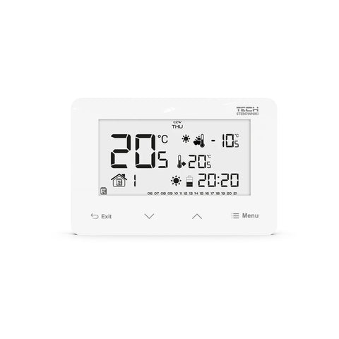 TECH EU-293 v3 vezetékes on/off termosztát (süllyesztett) (POK-292-6-P_PB-01-EU01)
