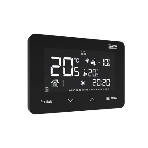 TECH EU-293z v3 vezeték nélküli on/off termosztát (süllyesztett) 230V (POK-292N-6-P_293N-PZ-EU02)