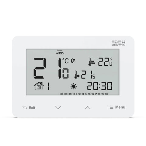 TECH EU-293z v3 VEZETÉKES ON/OFF SZOBATERMOSZTÁT (süllyesztett) 230V (POK-292N-6-P_293N-PZ-EU01)