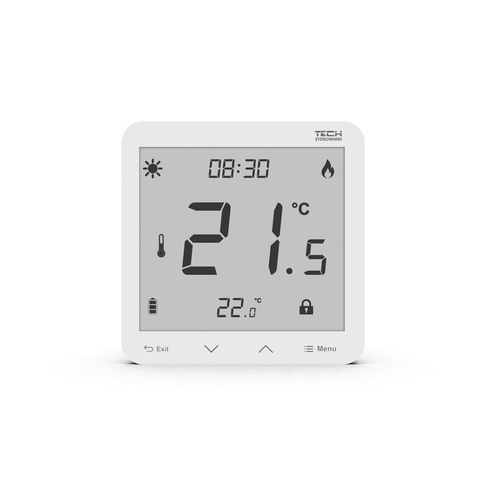 TECH EU-297 v3 vezetékes on/off termosztát (süllyesztett) (POK-297-6-P_PB-01-EU01)