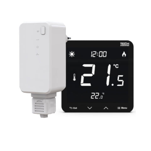 TECH EU-297z v2 vezeték nélküli termosztát (süllyesztett) 230V (POK-297-6-RZ_RZN-01-EU01)