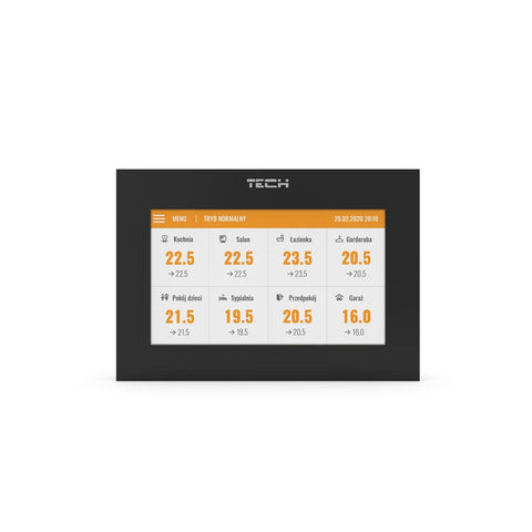 TECH EU-M-8n vezeték nélküli vezérlő panel TECH EU-L-8e vezérlőhöz (STR-M8-6-NJ_A-02-EU01)