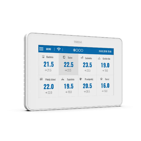 TECH EU-M-9r vezetékes vezérlő panel WiFi modullal (süllyesztett) (STR-M9-6-R_R-01-EU01)