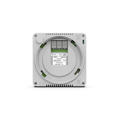 TECH EU-R-10s PLUS vezetékes termosztát TECH EU-L10 vezérlőhöz (POK-297-6-D_R10SP-01-EU01)