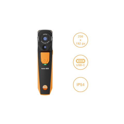 testo 860i vezeték nélküli hőkamera okostelefonhoz