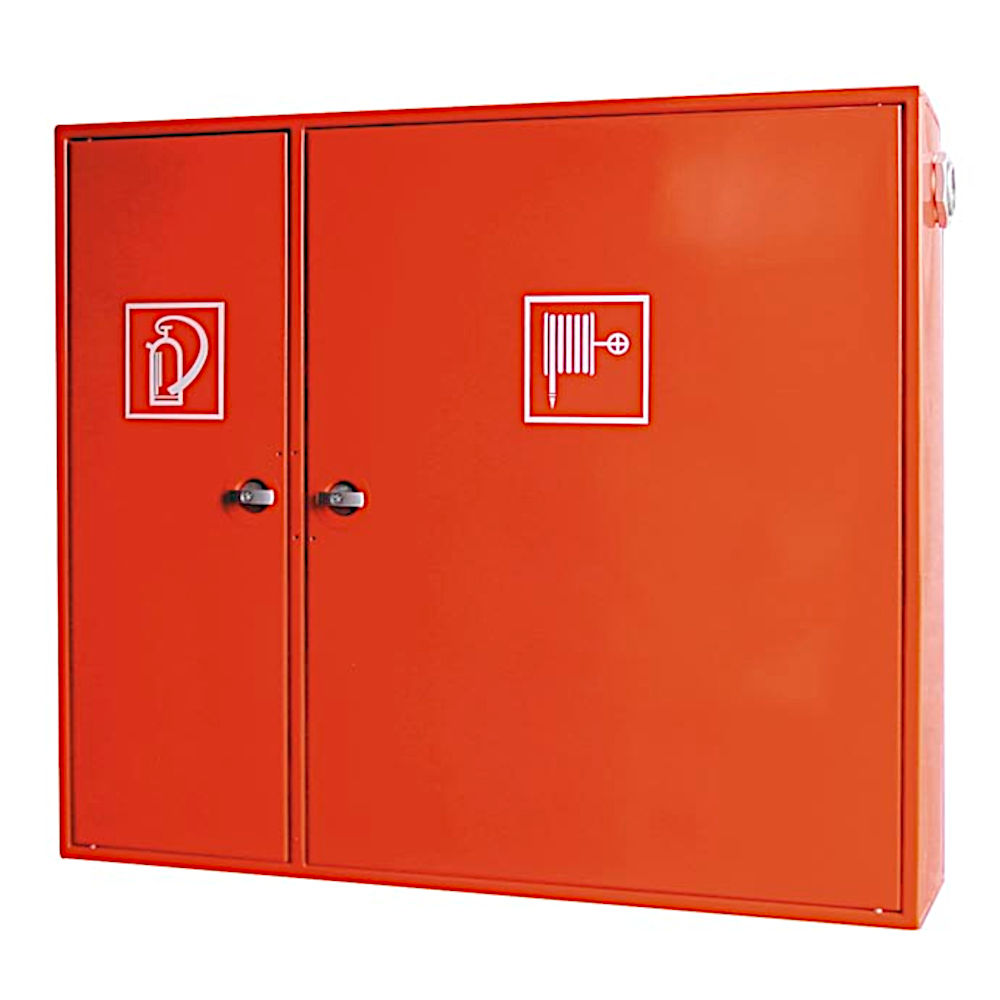 Tűzcsapszekrény piros KSZ-D2 800x950x250, KOMPLETT