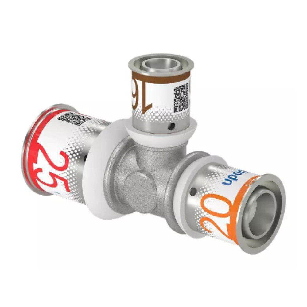 Uponor S-Press Plus réz T-idom szűkített 25-16-20