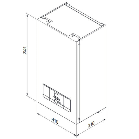 Vaillant eloBLOCK VE 14/14 EU II elektromos kazán, fűtő 14 Kw