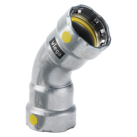 Viega acél Megapress G ív 45° BB 6/4"