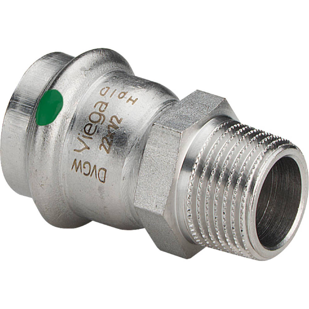 VIEGA SANPR. Inox Csatl KM 42x6/4"