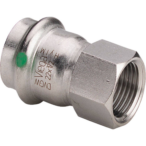 VIEGA SANPR. Inox Csatl BM 18x1/2"