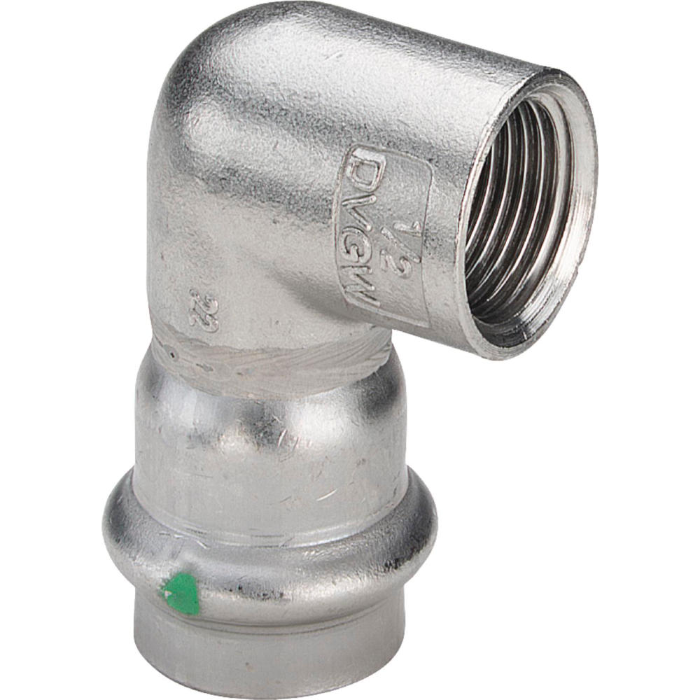VIEGA SANPR. Inox Könyök kis BM 22x1"