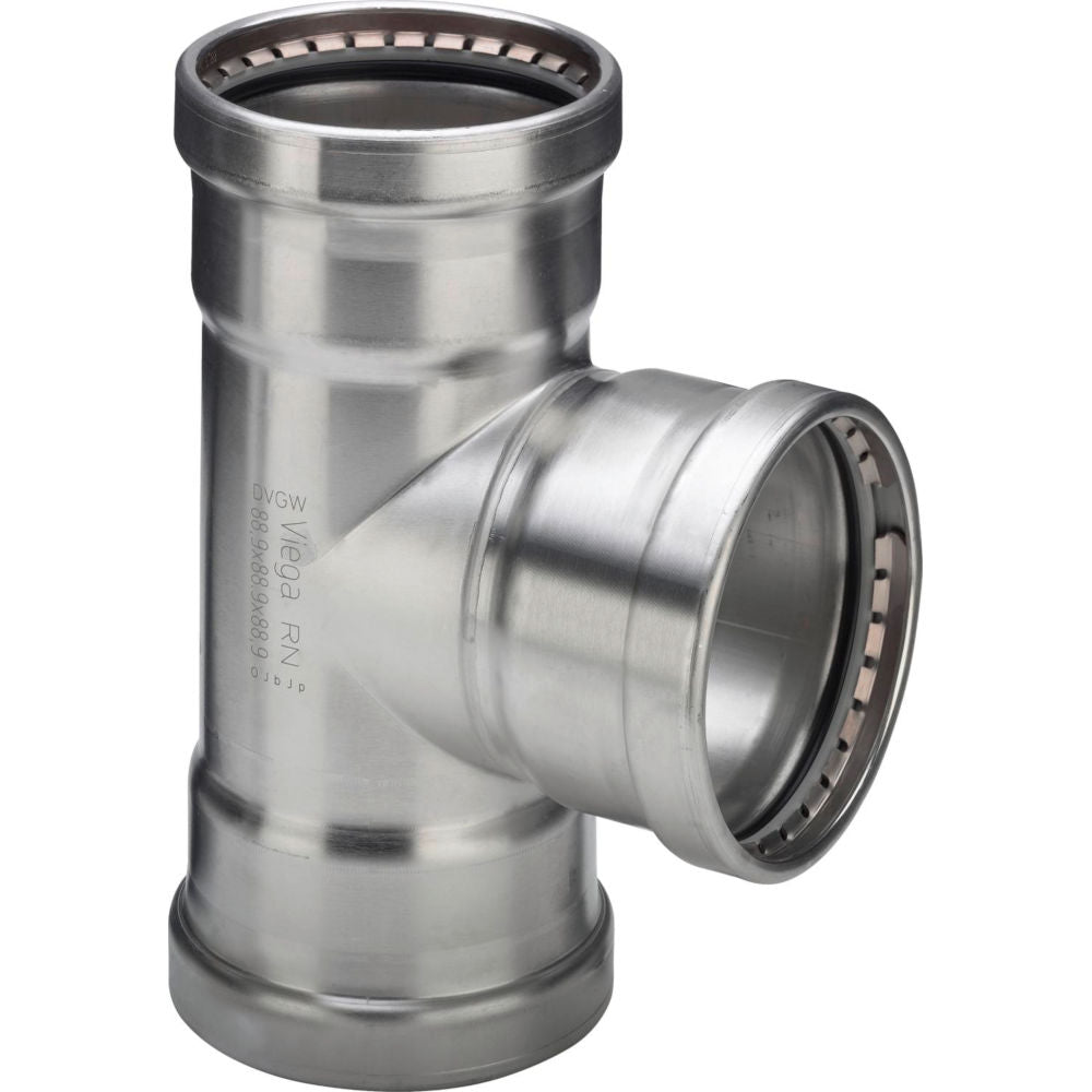VIEGA SANPR. XL Inox T-idom 108,0-88,9