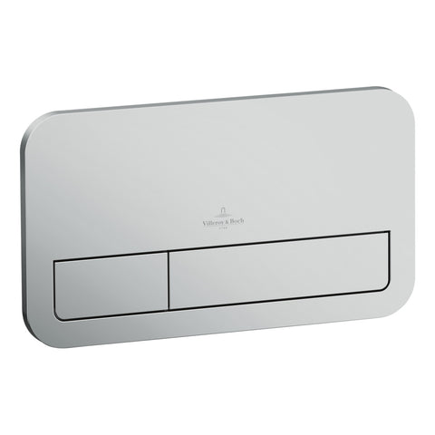Villeroy&Boch ViConnect nyomólap 200S, Dual flush, matt króm