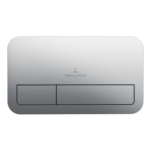 Villeroy&Boch ViConnect nyomólap 200S, Dual flush, matt króm