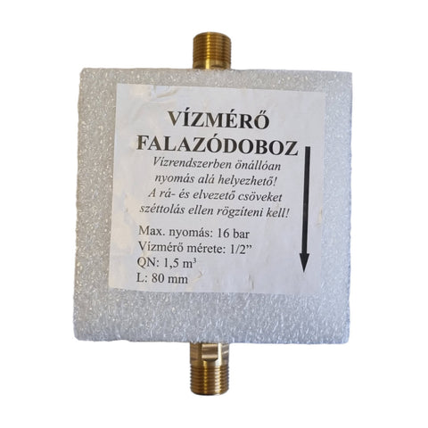 vízóra hideg falba építhető 1/2" kompl. ( H12K )
