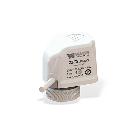 WATTS Elektrotermikus motor 22CX NC 230V alaphelyzet zárt, 2 eres