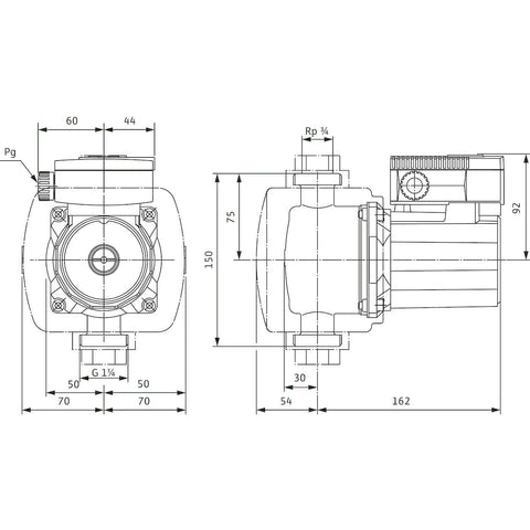 WILO sziv. TOP-Z 20/4 PN10 220V HMV