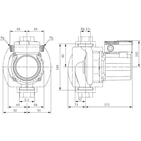 WILO sziv. TOP-Z 30/10 PN10 220V HMV