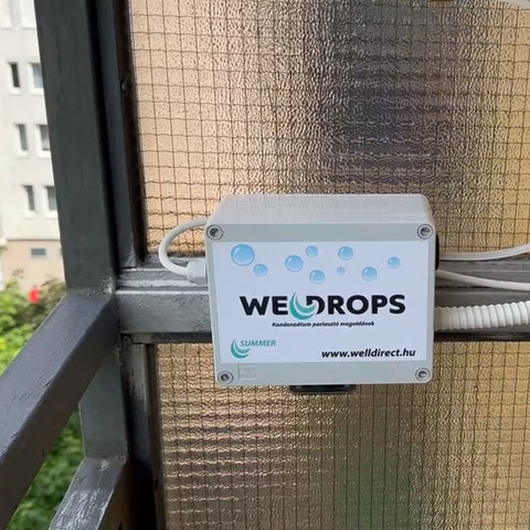 Install kondenzvíz porlasztó (WELLDROPS)