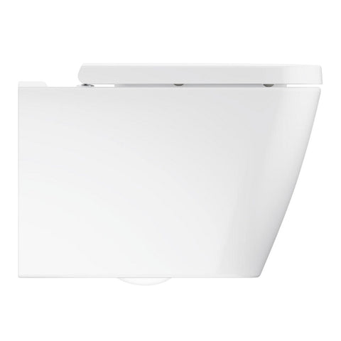 Grohe BauEdge Ceramic WC csésze, fali, mély öblítéses, perem nélküli + WC ülőke