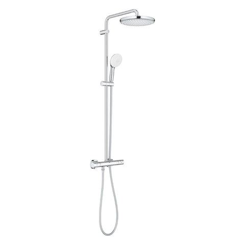 Grohe Tempesta System 250 termosztátos zuhanyrendszer, Tempesta 250 fejzuhany, matt fekete