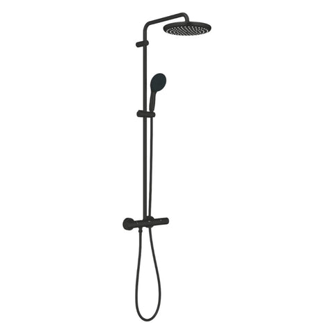 Grohe Tempesta System 250 termosztátos zuhanyrendszer, Tempesta 250 fejzuhany, matt fekete