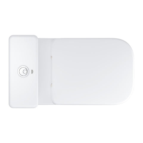 Grohe BauEdge Ceramic WC csésze, álló, monoblokkos, mély öblítéses, perem nélküli, falhoz szerelhető