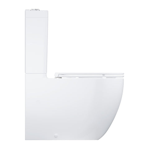Grohe Bau Ceramic WC csésze, álló, monoblokkos, mély öblítéses, perem nélküli, falhoz szerelhető