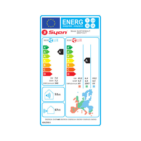 Syen mono split klíma szett kazettás 7.0 kW