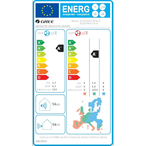 Gree mono split klíma szett légcsatornás 3.5 kW